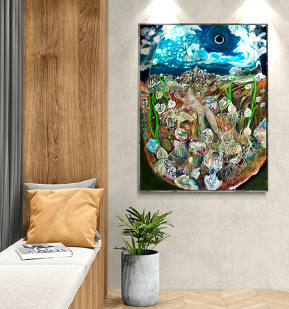 'Dark Of The Moon Women' Canvas Print