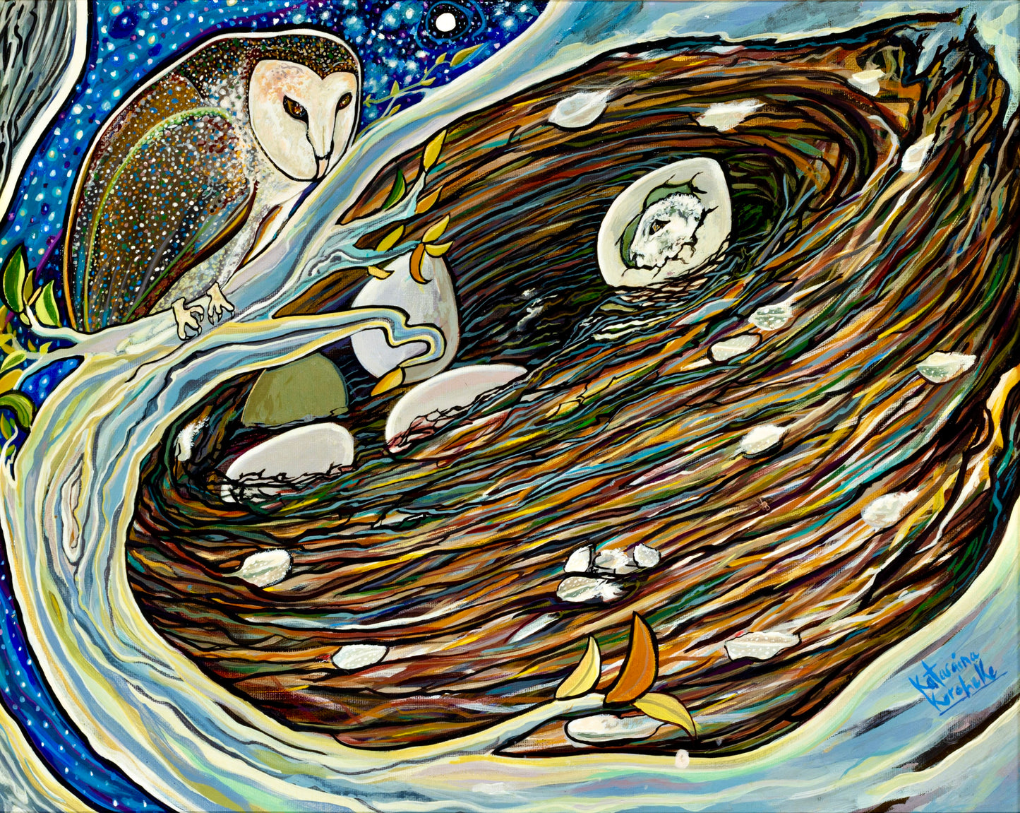 'Midnight Miracle' acrylic print