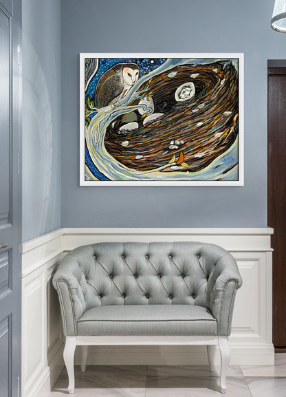 'Midnight Miracle' canvas print